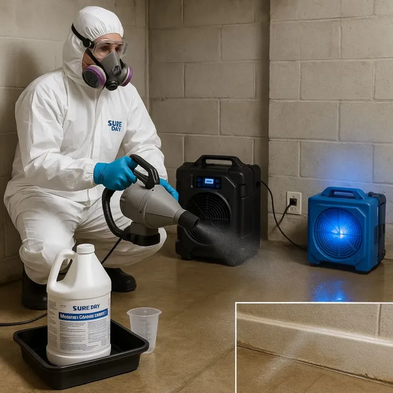 Sanitization and Odor Removal process in Parkway, CA